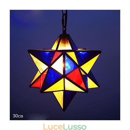 Lampada a goccia moderna con stelle da portico, individualità artistica e creativa, 30 cm Lampada a goccia moderna con stelle da portico, individualità artistica e creativa, 30 cm