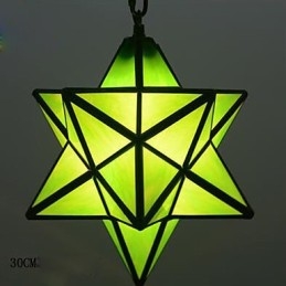 Lampada a goccia moderna con stelle da portico, individualità artistica e creativa, 30 cm