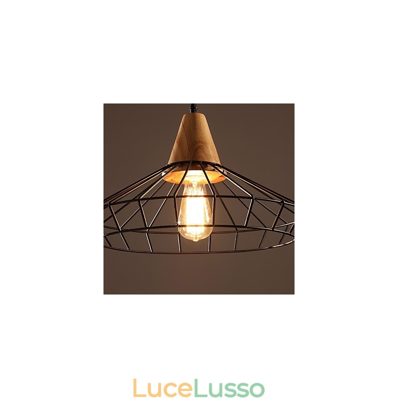 Lampadario in metallo in stile mini vintage classico tradizionale