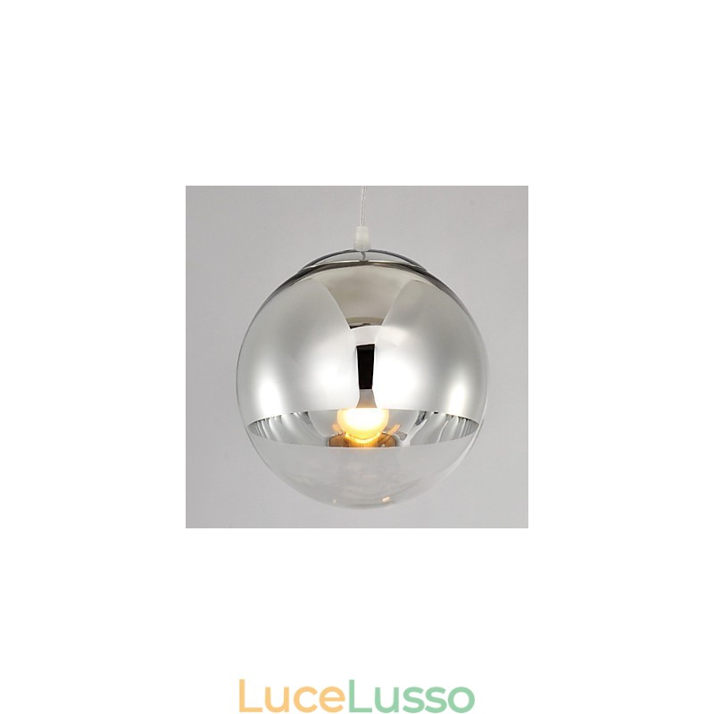 Lampada a sospensione con 1 luce a forma di palla