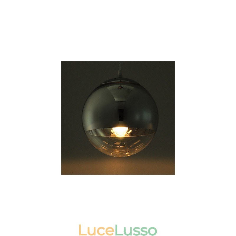 Lampada a sospensione con 1 luce a forma di palla