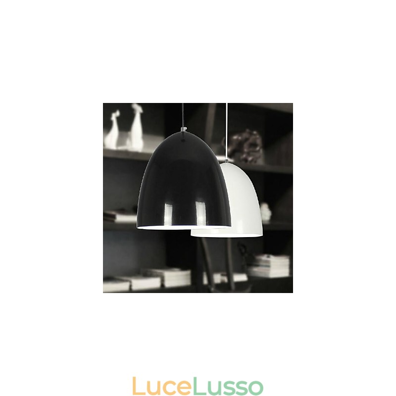 Lampada a sospensione in metallo con pittura contemporanea moderna