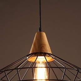 Lampadario in metallo in stile mini vintage classico tradizionale