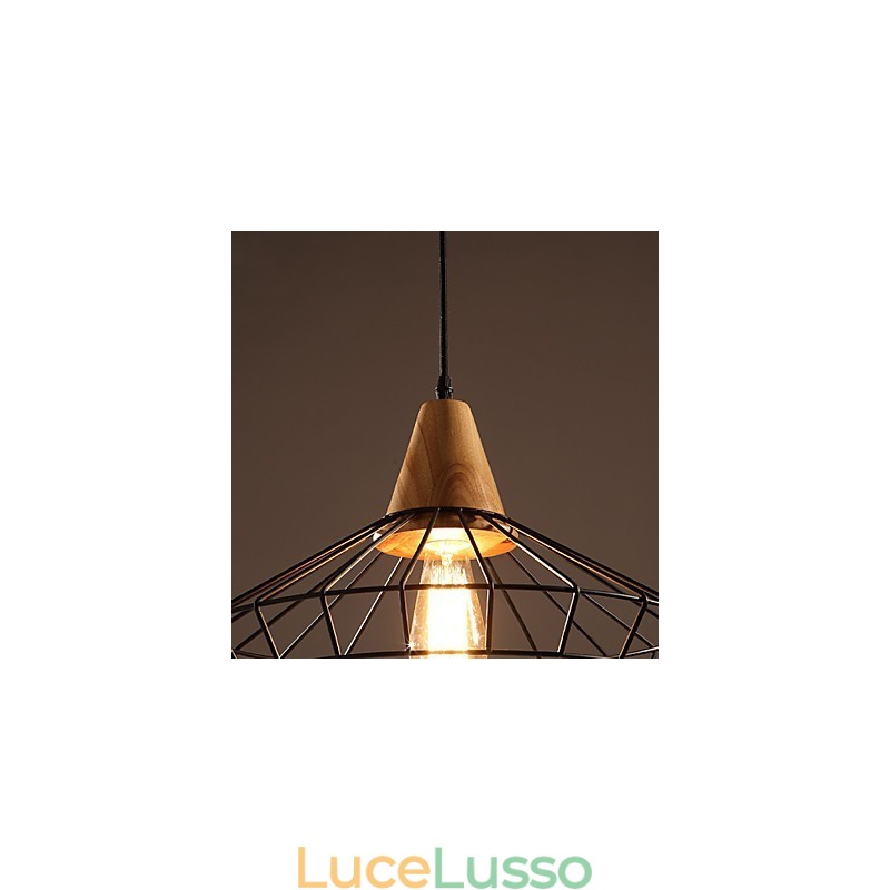 Lampadario in metallo in stile mini vintage classico tradizionale