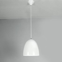 Lampada a sospensione in metallo con pittura contemporanea moderna
