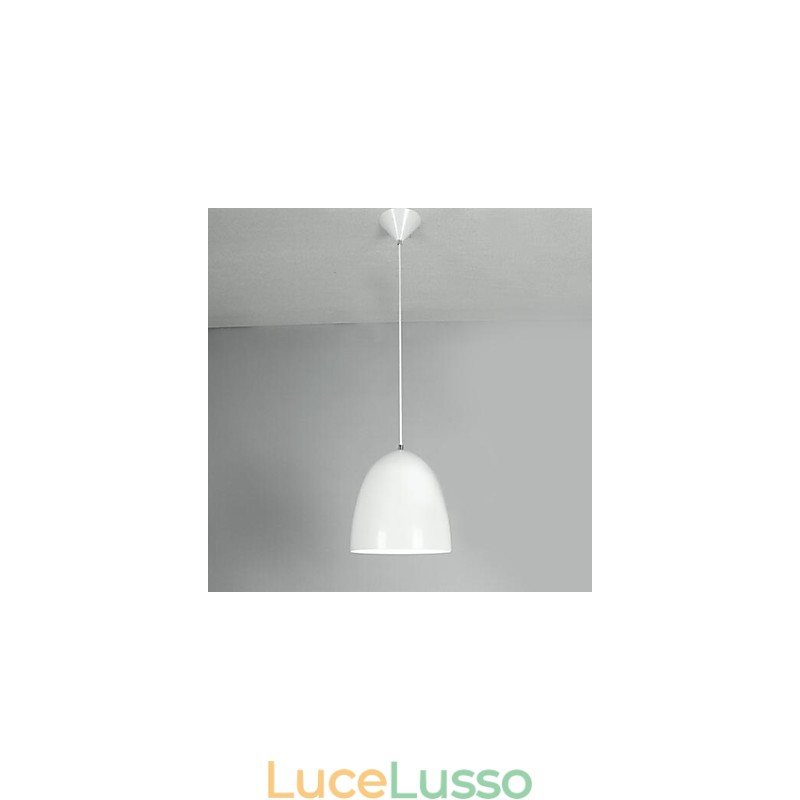 Lampada a sospensione in metallo con pittura contemporanea moderna