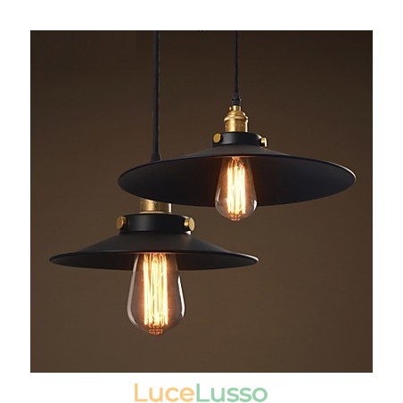 Lampada a sospensione classica retrò in stile europeo, in metallo, con luce a goccia, diametro lampadina Lampada a sospensione classica retrò in stile europeo, in metallo, con luce a goccia, diametro lampadina