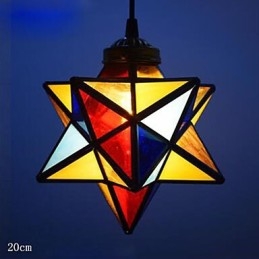 Lampada a goccia moderna con stelle, portico creativo e individualità artistica