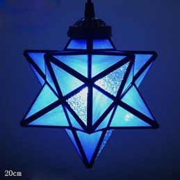 Lampada a goccia moderna con stelle, portico creativo e individualità artistica