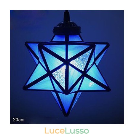 Lampada a goccia moderna con stelle, portico creativo e individualità artistica Lampada a goccia moderna con stelle, portico creativo e individualità artistica
