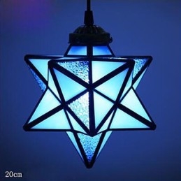 Lampada a goccia moderna con stelle, portico creativo e individualità artistica