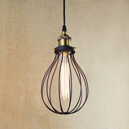 Luci pendenti Rustic Lodge Vintage Retro Metallo