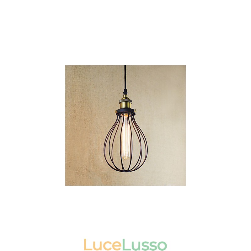Luci pendenti Rustic Lodge Vintage Retro Metallo