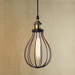 Luci pendenti Rustic Lodge Vintage Retro Metallo