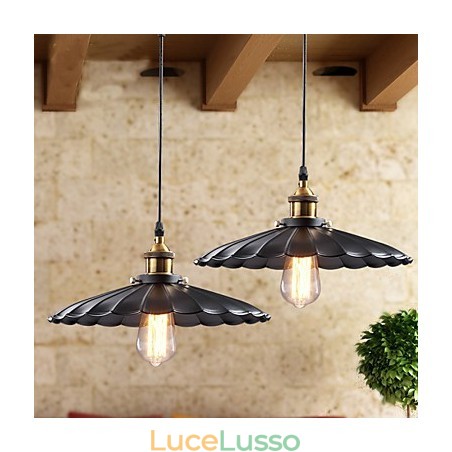 Lampada a sospensione in stile europeo classico retrò, in metallo, con goccia d'acqua Lampada a sospensione in stile europeo classico retrò, in metallo, con goccia d'acqua