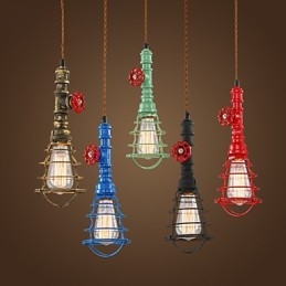 Lampade a sospensione tradizionali classiche vintage retrò in metallo