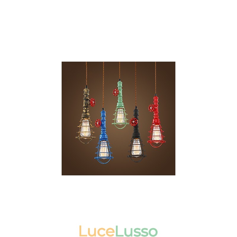 Lampade a sospensione tradizionali classiche vintage retrò in metallo