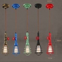 Lampade a sospensione tradizionali classiche vintage retrò in metallo