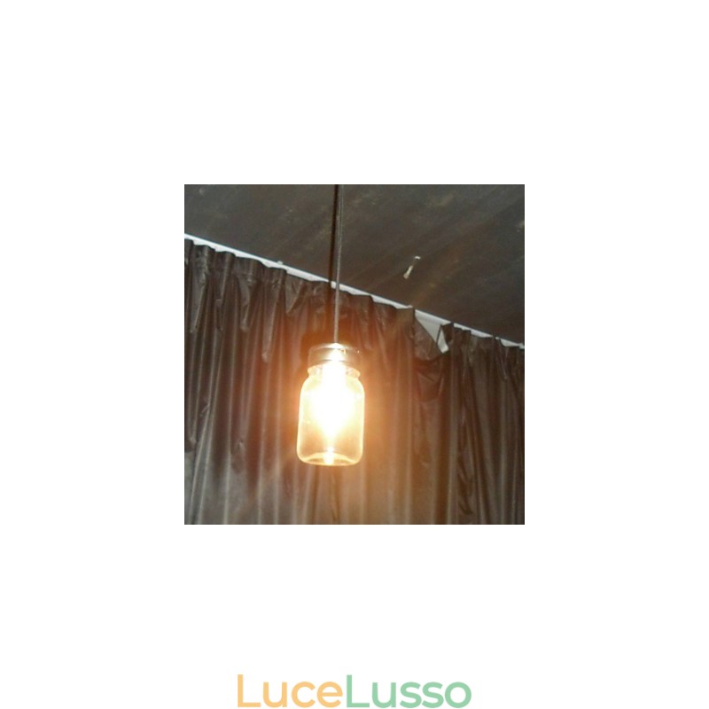 Lampada a sospensione moderna minimalista a 1 luce a forma di bottiglia