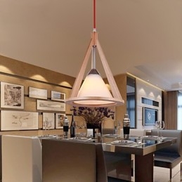 Lampadario in legno in stile designer Lampadario elegante in stile contemporaneo