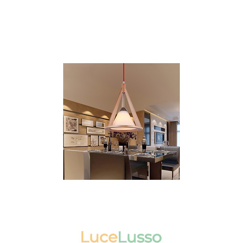 Lampadario in legno in stile designer Lampadario elegante in stile contemporaneo