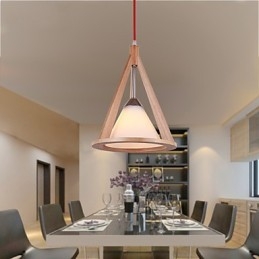Lampadario in legno in stile designer Lampadario elegante in stile contemporaneo