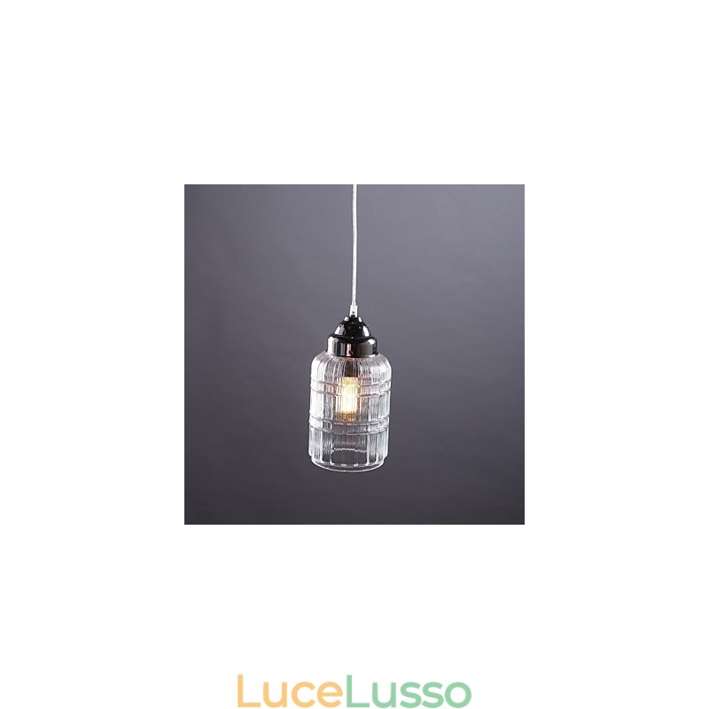 Moderno Contemporaneo Tradizionale Classico Vintage Lanterna Country Nichel Vetro Lampada a Sospensione Sala da Pranzo