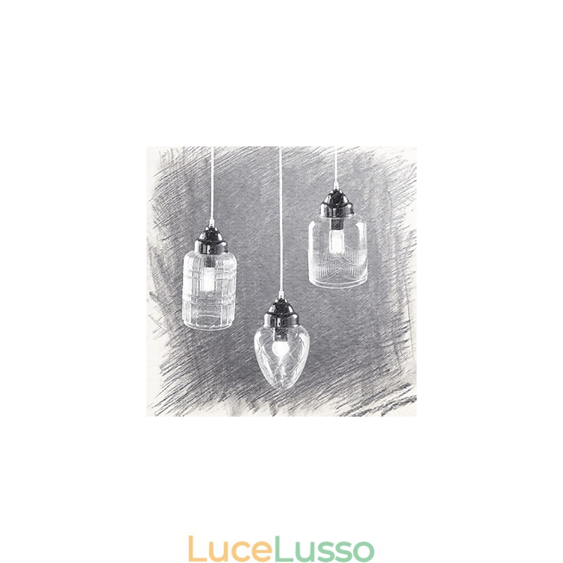 Moderno Contemporaneo Tradizionale Classico Vintage Lanterna Country Nichel Vetro Lampada a Sospensione Sala da Pranzo