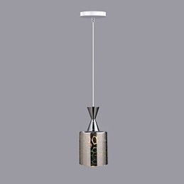 Lampada a sospensione cromata con incisione laser Dream