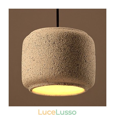 Lampadario in ceramica color sabbia di arti creative nordiche Lampadario in ceramica color sabbia di arti creative nordiche