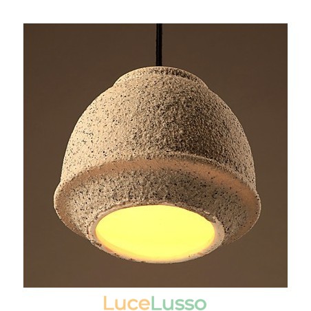Lampadario in ceramica color sabbia di arti creative nordiche Lampadario in ceramica color sabbia di arti creative nordiche
