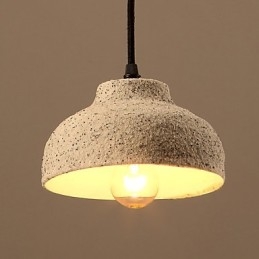 Lampadario in ceramica color sabbia di arti creative nordiche