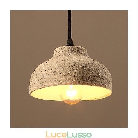 Lampadario in ceramica color sabbia di arti creative nordiche
