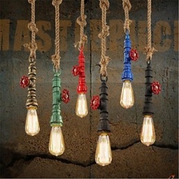 Lampade a sospensione tradizionali classiche vintage retrò in metallo