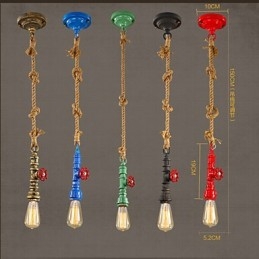 Lampade a sospensione tradizionali classiche vintage retrò in metallo