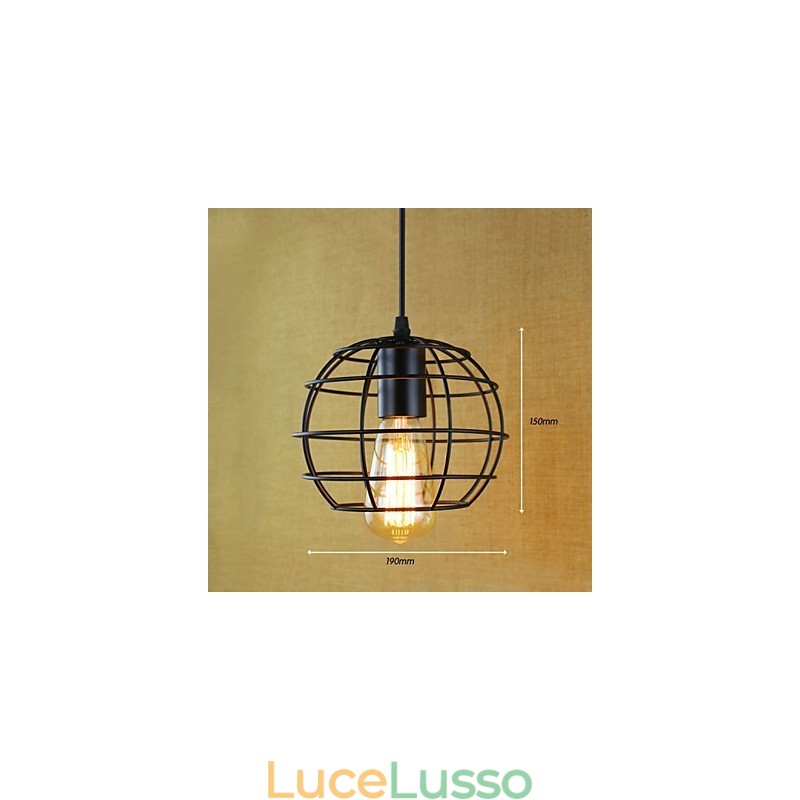 Lampade a sospensione tradizionali classiche vintage retrò country garage metallo