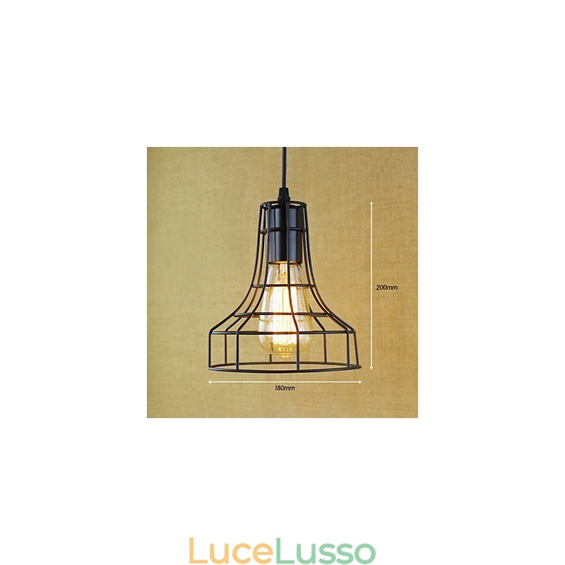 Lampade a sospensione tradizionali classiche vintage retrò country garage metallo