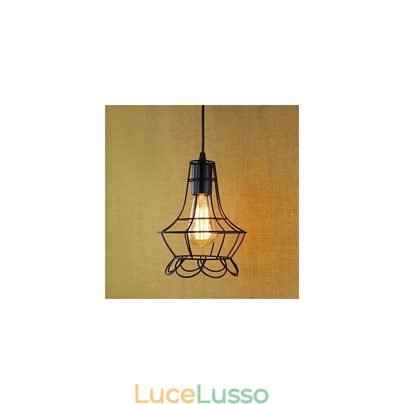 Lampade a sospensione tradizionali classiche vintage retrò country garage metallo