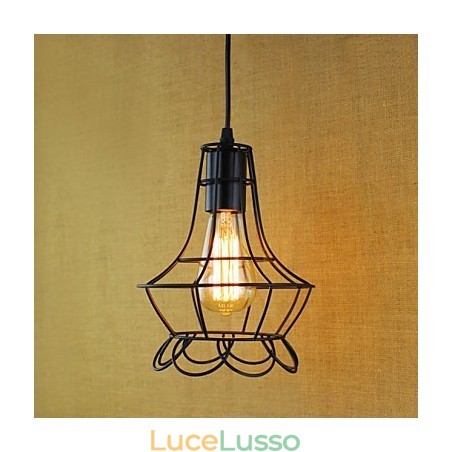 Lampade a sospensione tradizionali classiche vintage retrò country garage metallo Lampade a sospensione tradizionali classiche vintage retrò country garage metallo