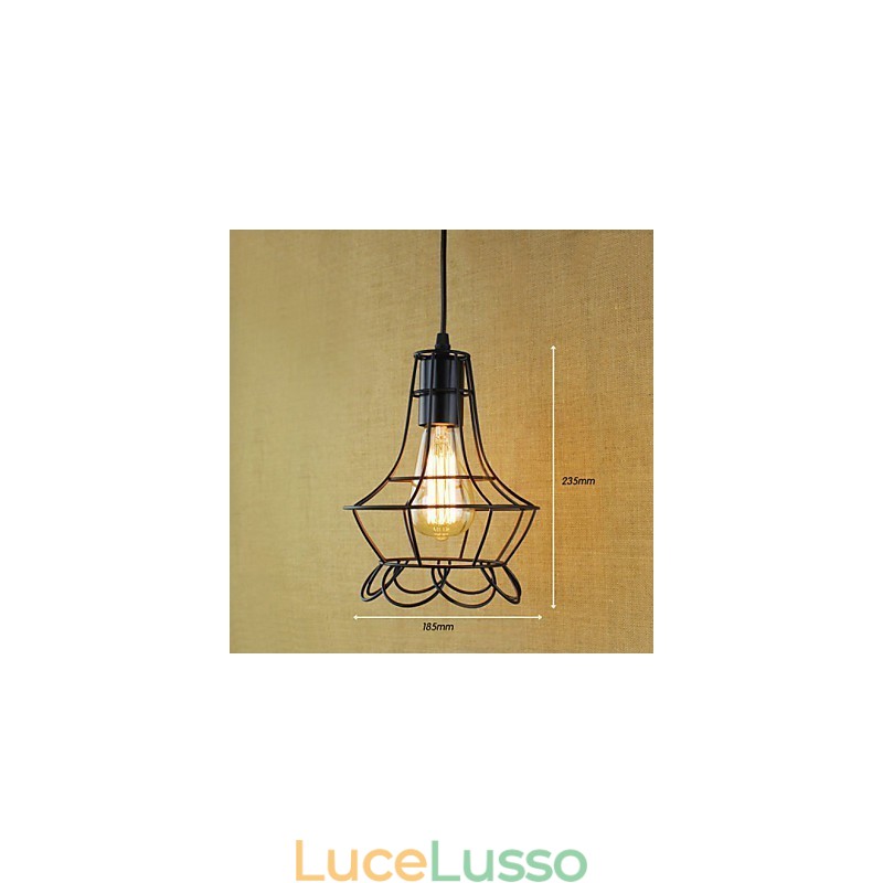 Lampade a sospensione tradizionali classiche vintage retrò country garage metallo