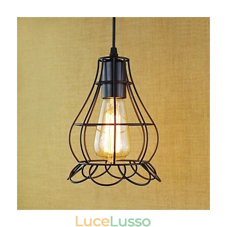 Lampade a sospensione tradizionali classiche vintage retrò country garage metallo Lampade a sospensione tradizionali classiche vintage retrò country garage metallo
