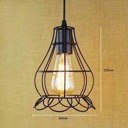 Lampade a sospensione tradizionali classiche vintage retrò country garage metallo