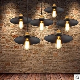 Lampadario in ferro retrò minimalista americano 1