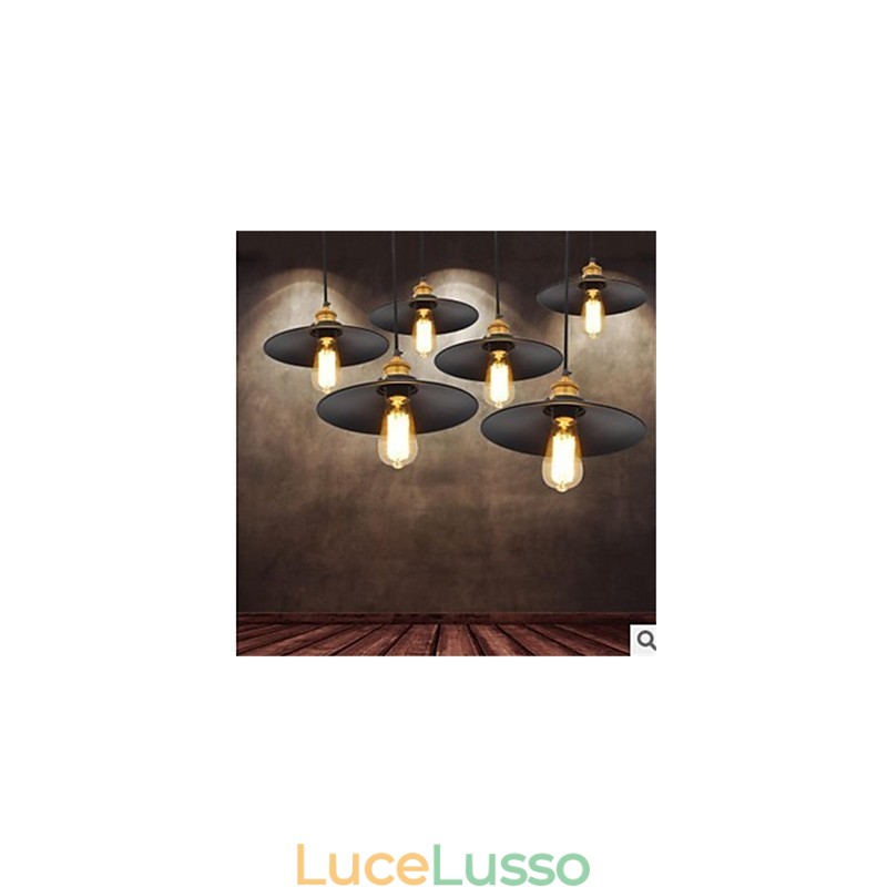 Lampadario in ferro retrò minimalista americano 1
