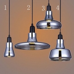 Lampadario in vetro con ombra di design nordico creativo europeo contratto