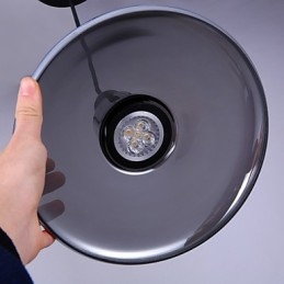Lampadario in vetro con ombra di design nordico creativo europeo contratto