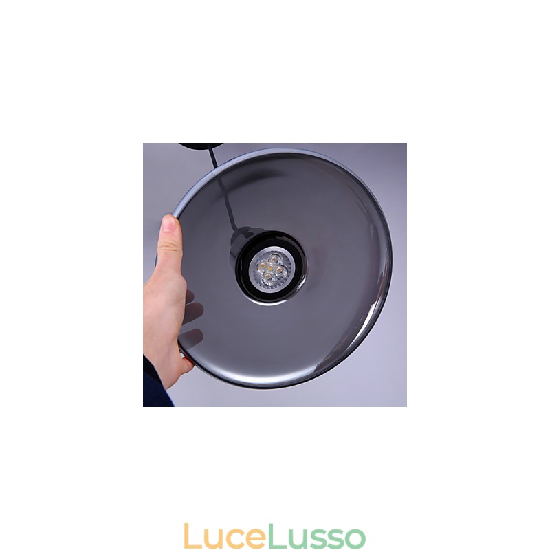 Lampadario in vetro con ombra di design nordico creativo europeo contratto