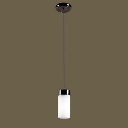 Lampada a sospensione moderna e contemporanea in metallo elettroplaccato