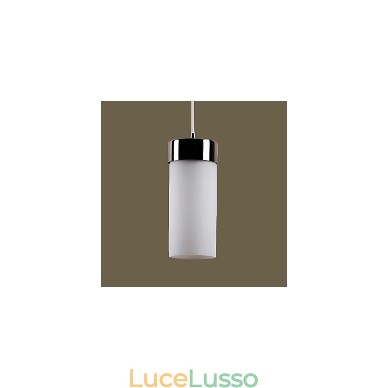 Lampada a sospensione moderna e contemporanea in metallo elettroplaccato