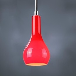 Lampada a sospensione moderna in metallo cromato in stile mini contemporaneo